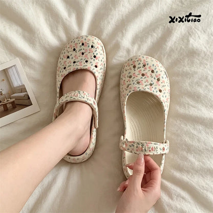 Floral Comfort Women's Summer Clogs
