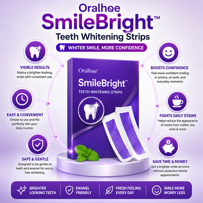 Oralhoe SmileBright™ Teeth Whitening Strips