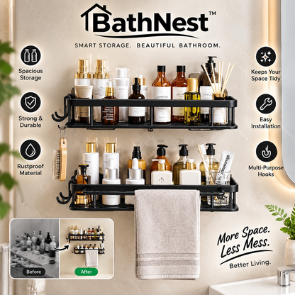 BathNest™ — Transform Your Bathroom Into a Clutter-Free Space