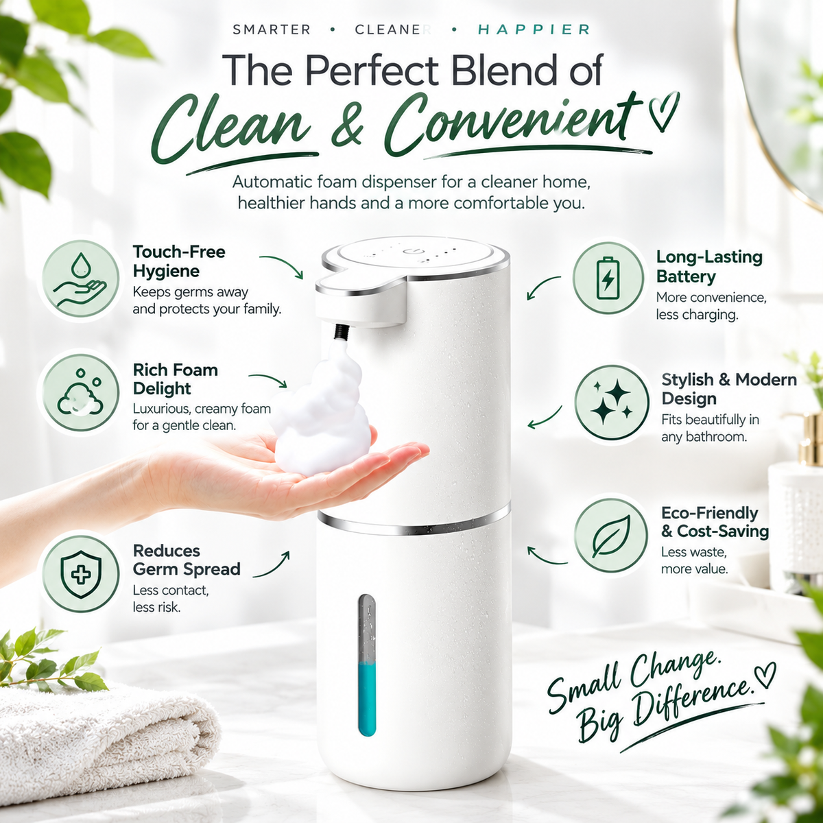 AquaTouch™ – Automatic Touchless Soap Dispenser