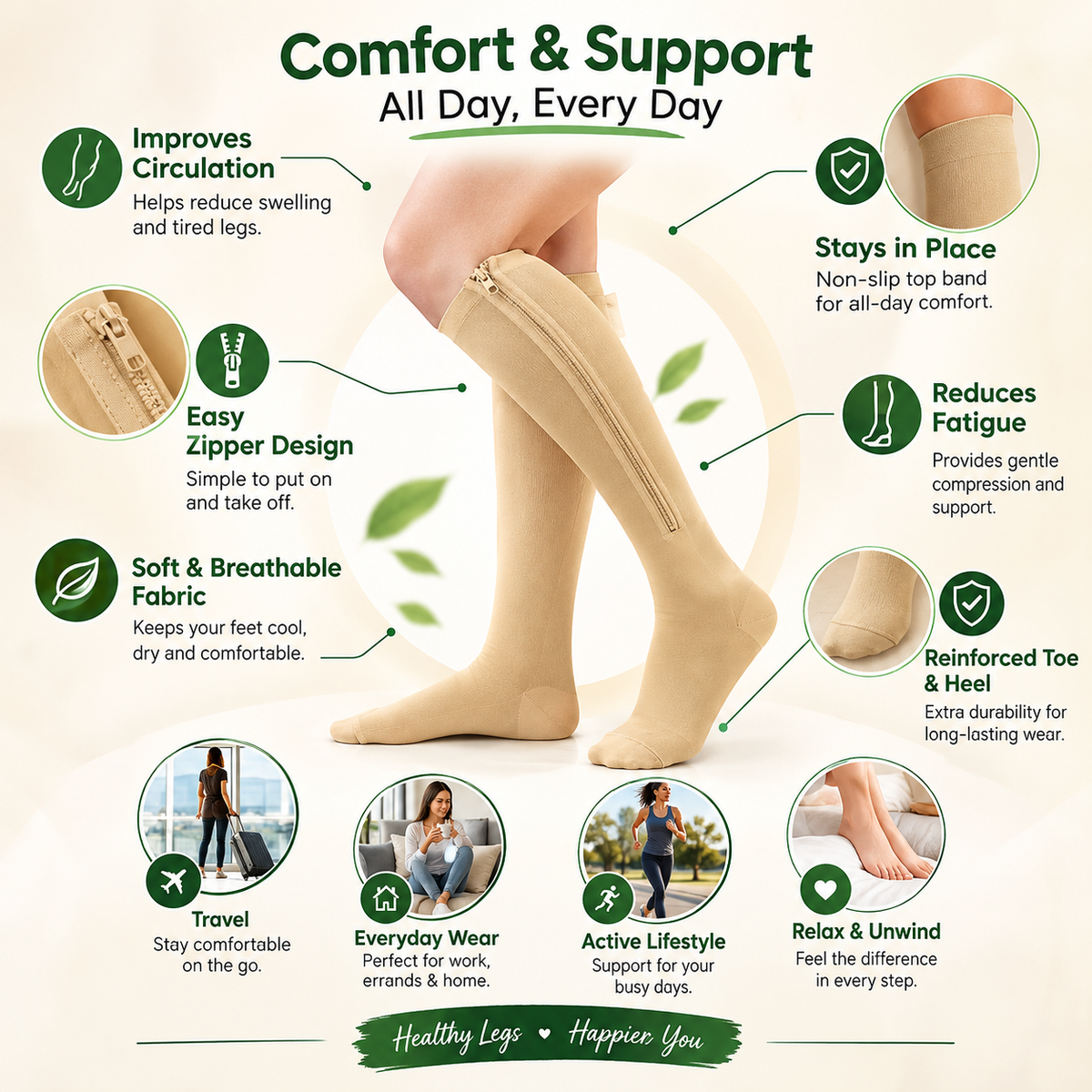 LegEase™ - Ultimate Comfort Compression Socks