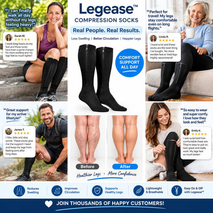 LegEase™ - Ultimate Comfort Compression Socks